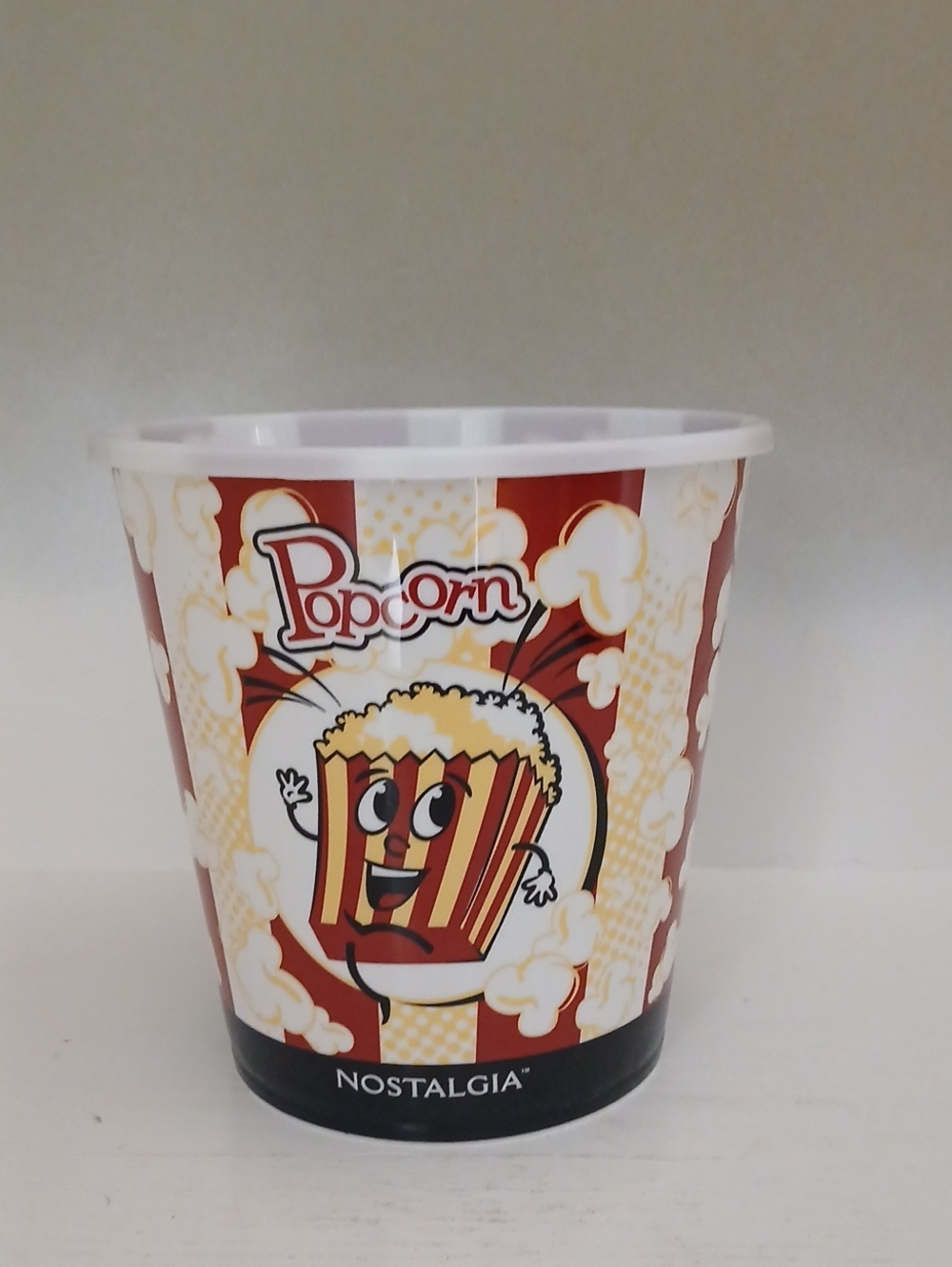 Nostalgia Red & White Popcorn Pail